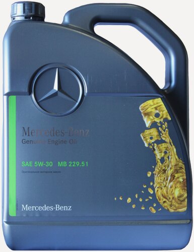 Изображение товара Синтетическое моторное масло Mercedes-Benz MB 229.51 5W-30, 5 л