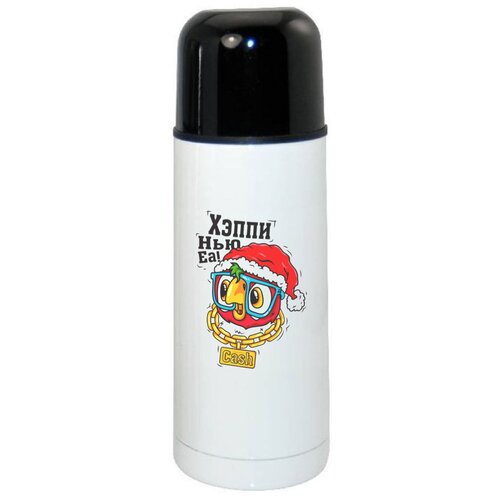фото Термос coolpodarok прикол попугай хэпи нью еа