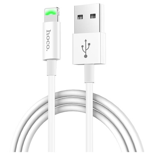 спиннинг condor piligrim 2 1м 3 18г Кабель USB - Apple 8 pin HOCO X43 SATELLITE, 1.0м, круглый, 2.4A, силикон, индикатор, цвет белый