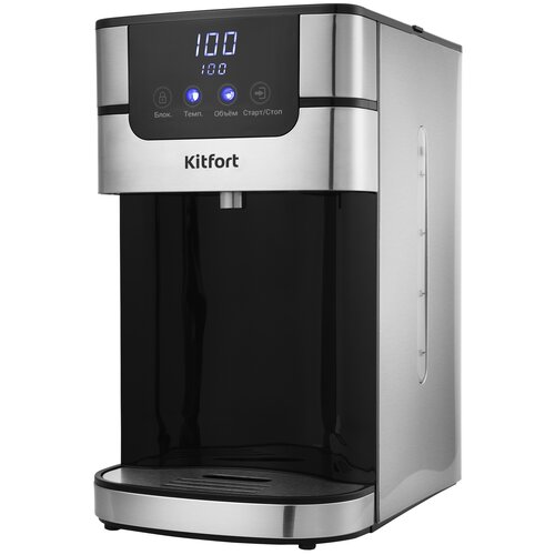 Термопот Kitfort KT-2501 серебристый/черный 4 л — купить, цена, характеристики