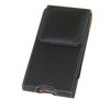 Чехол сумка кобура для телефона вертикальный черный / размер 83 мм на 160 мм - изображение