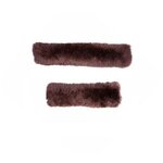 Меховушки на недоуздок Shkura-Dekor набор 2 шт (24 и 32 см) чулком - изображение