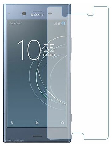 Sony Xperia XZ1 защитный экран из нано стекла 9H одна штука