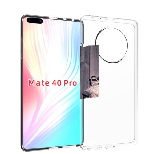 Чехол MyPads Собака-в-очках для Huawei Mate 40 Pro (NOH-NX9) задняя-панель-накладка-бампер