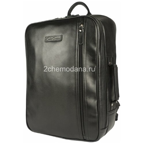 фото Рюкзак carlo gattini, фактура гладкая, черный