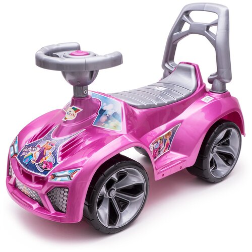 фото Каталка "ламбо" музыкальный руль, цвет розовый, батарейки в комплекте 021в.2_рэр /орион/ orion toys