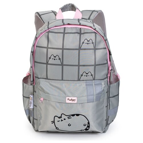 Рюкзак Pusheen PUIB-UT3-5022, с подвесным пеналом, на карабине, мягкий, для свободного времени, женский, размер 40 х 27 х 12 см