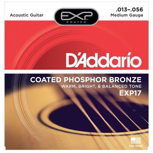 Набор струн D'Addario EXP17, 1 уп.