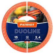 Леска для триммеров Patriot Duoline d=2.4мм L=15м