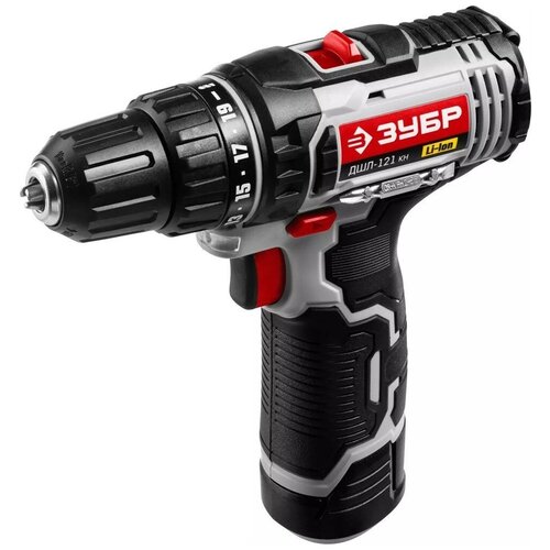 ЗУБР ДШЛ-121 дрель-шуруповерт 2 АКБ в кейсе ЗУБР 364000₽