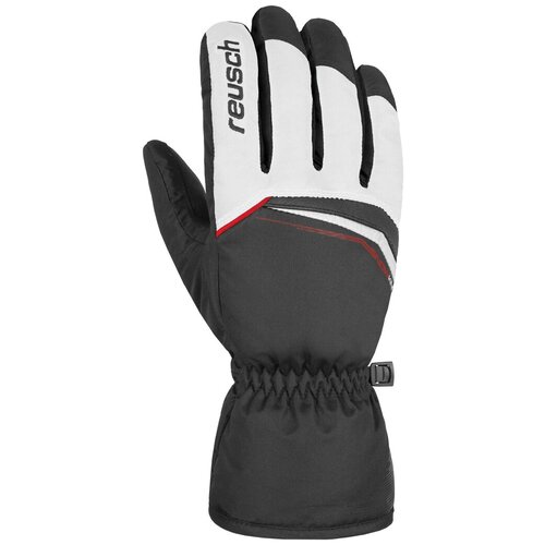 фото Перчатки горнолыжные reusch 2020-21 snow king white/fire red/black (inch (дюйм):7,5)