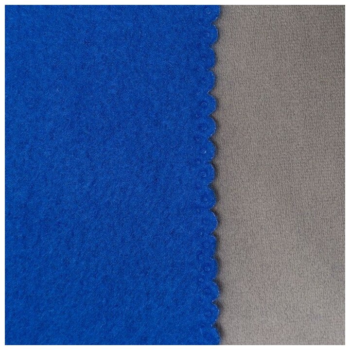 Плед Collorista Синий, 150х130 см, плотность 160 г/м2, 100% полиэстер