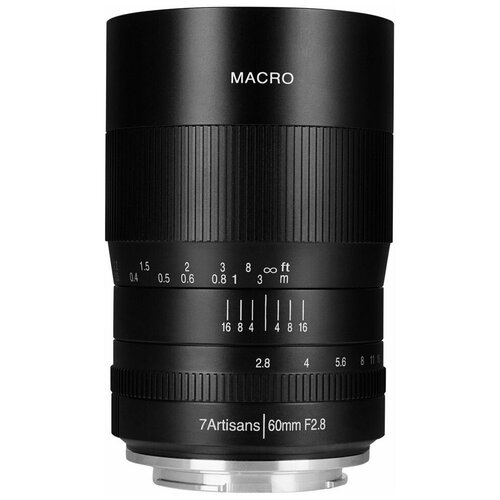 Объектив 7artisans 60mm F28 Canon M 917000₽