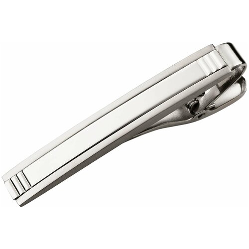 фото Зажим для галстука colibri prime stainless steel silver, серебро.