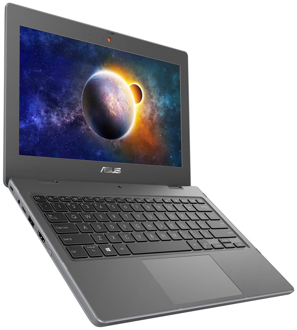 116 Ноутбук ASUS ASUSPRO BR1100CKA-GJ0328R 1366x768 Intel Pentium Silver 11 ГГц RAM 4 ГБ eMMC 128 ГБ Win10 Pro 90NX03B1-M04690 темно-серый
