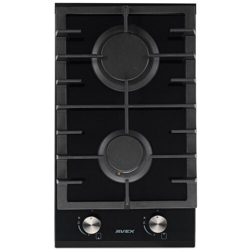 Газовая варочная панель AVEX HM 3022 B, черный газовая варочная панель avex hs 6132 b