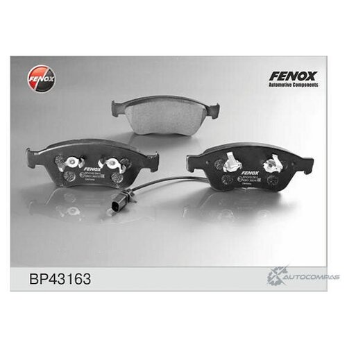 Тормозные колодки, дисковые, комплект FENOX 2242806 BP43163 0FCA S FDZEM3 FENOX