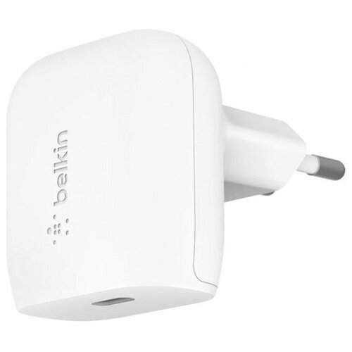 фото Сетевое зарядное устройство belkin 20w usb-c wca003vfwh белый