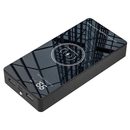 Беспроводной зеркальный чёрный внешний аккумулятор Franzhoff Power Bank 20000 mAh 509000₽