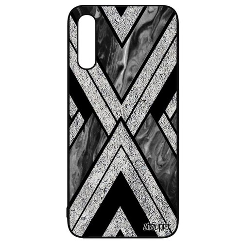 фото Красивый чехол для телефона // samsung galaxy a50 // "икс-орнамент" типи рельеф, utaupia, фиолетовый