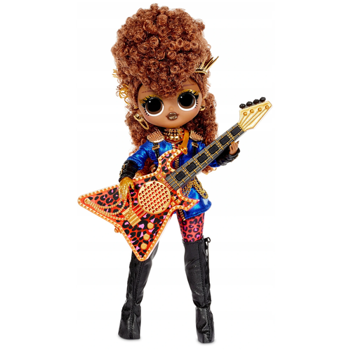Кукла L.O.L. Surprise OMG Remix Rock Ferocious, 25 см, 577591 разноцветный кукла сюрприз l o l mga original surprise omg remix rock ferocious and bass guitar 577591