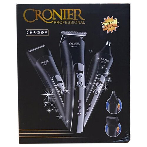 Машинка для стрижки на аккумуляторе 3 в 1 Cronier CR-9008A 150000₽