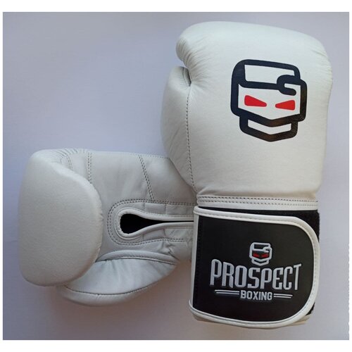 Боксерские перчатки «Prospect Boxing» 12 Oz белые