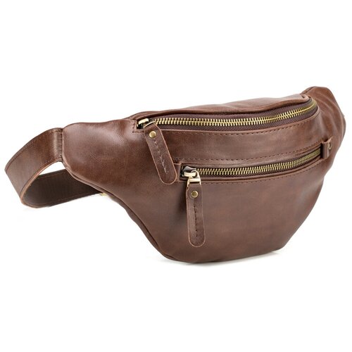 фото Кожаная сумка на пояс "сандро" . кожинка. мастерская сумок кожинка