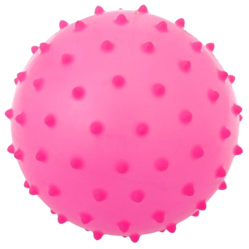 Мячик массажный, матовый пластизоль d=8 см, 15 г, цвет микс , 1 шт.