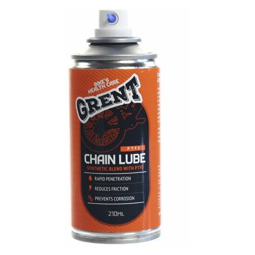 фото Grent смазка для цепи grent ptfe synthetic chain lube 210 мл (для сухой погоды)