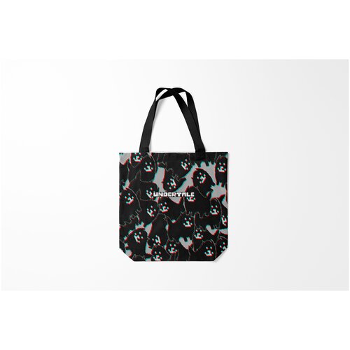 фото Сумка-шоппер / 40х40 см / геймерам / undertale надоедливый пес. burnettie