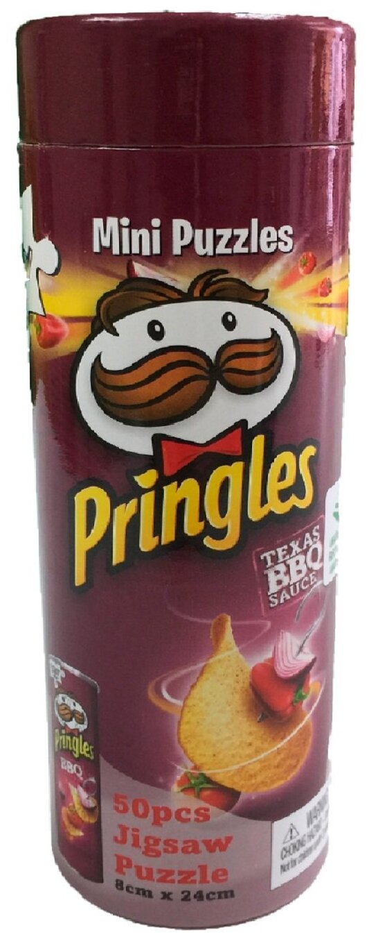 190236D Пазл PRINGLES 8x24см. - 50 элементов, тип BBQ, цвет: фиолетовый