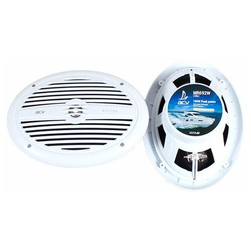 Автомобильная акустика ACV MR692W морская 6x9 2-х полосбелая90 Вт 2 шт 446000₽
