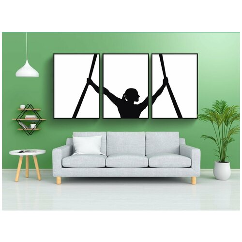 фото Набор модулных постеров для интерьера "женский пол, девочка, человек" 60x90 см. в тубусе, без рамки lotsprints