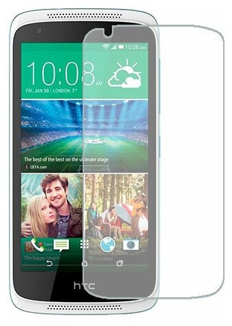 HTC Desire 526G+ dual sim защитный экран Гидрогель Прозрачный (Силикон) 1 штука