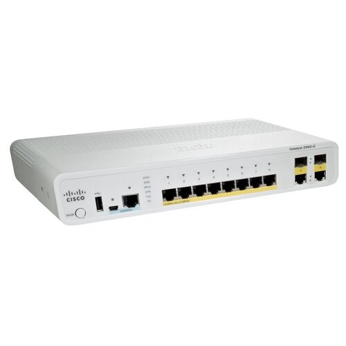 Коммутатор CISCO WS-C2960C-8PC-L коммутатор cisco ws c3560c 8pc s