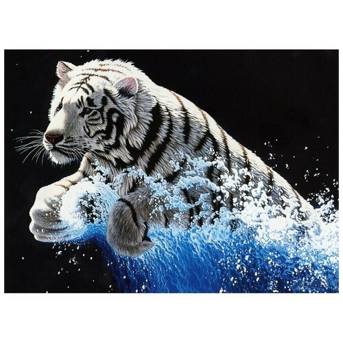 фото Набор для вышивания белоснежка 1253-14 белый тигр