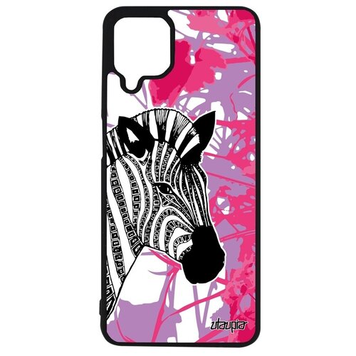 фото Ударопрочный чехол на мобильный // samsung galaxy a12 // "зебра" африка дизайн, utaupia, розовый