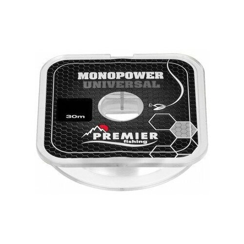 леска premier fishing monopower universal 0 10мм 100м clear nylon pr mu t 010 100 Леска Premier Fishing Monopower Universal 0,20мм 30м Clear Nylon PR-MU-T-020-30