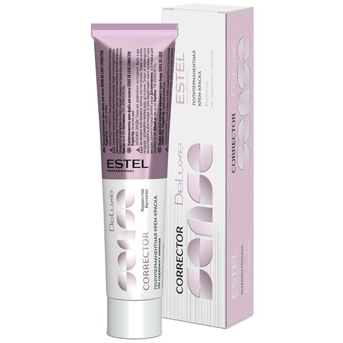 ESTEL Sense De Luxe Corrector крем-краска для волос, 0/22 зеленый, 60 мл