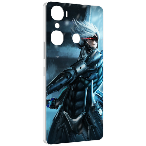 чехол mypads metal gear rising revengeance для huawei mate 10 pro задняя панель накладка бампер Чехол MyPads Metal Gear Rising Revengeance для Infinix Hot 12 Pro задняя-панель-накладка-бампер