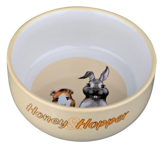 Миска керамическая с рисунком Honey & Hopper, 250 мл/ф 11 см