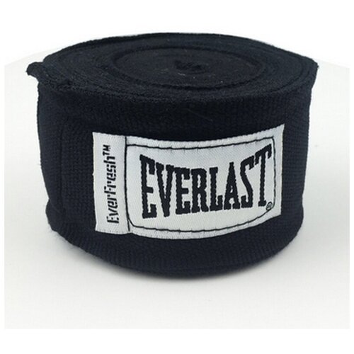 Бинты Everlast HAND WRAPS 2.5 м эластичные черные