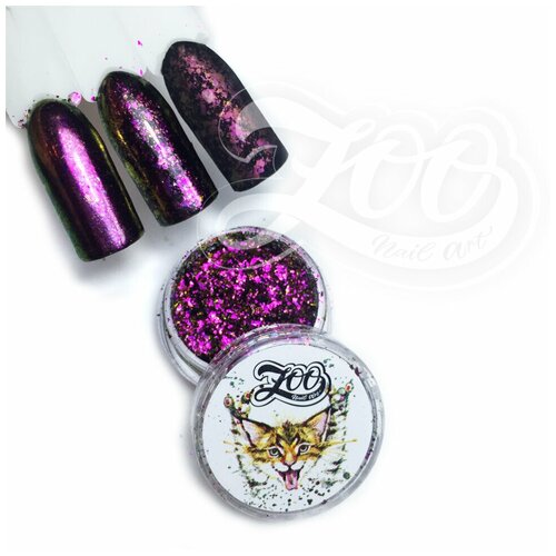 Хлопья Юки (розовый, зеленый, золотой) Zoo