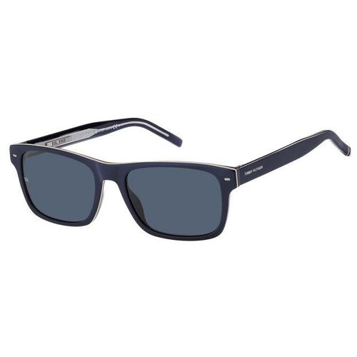 Солнцезащитные очки TOMMY HILFIGER, оправа: пластик, для мужчин, голубой