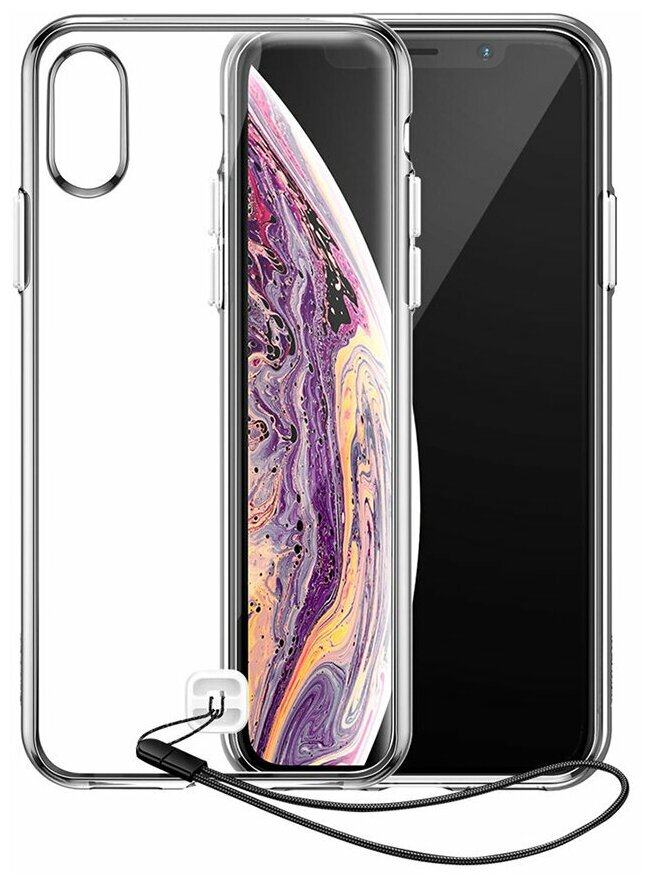 Чехол на Айфон XS Max Baseus KeyWith Transparent