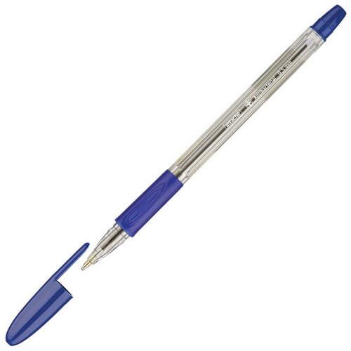 Ручка шариковая неавтоматическая Attache Antibacterial А03масл манж 0,5 , син 12шт