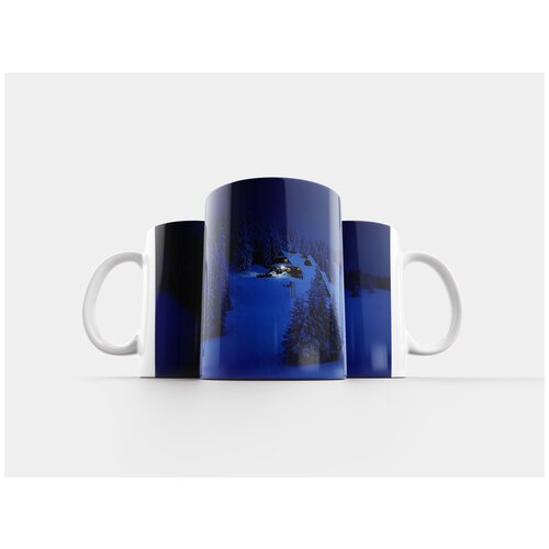 фото Кружка "снег, зима, горы" 320 мл lotsprints