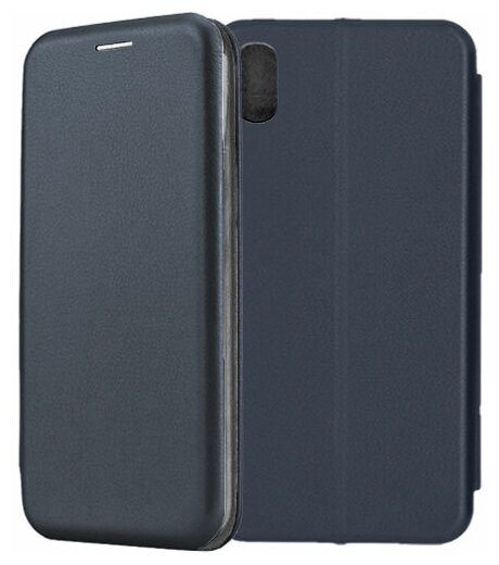 Чехол-книжка Fashion Case для Apple iPhone XR темно-синий