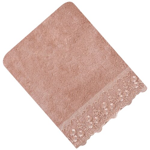 фото Полотенце валери пудра бамбук 70%/тенсель 30%, 50х90, пудровый tana